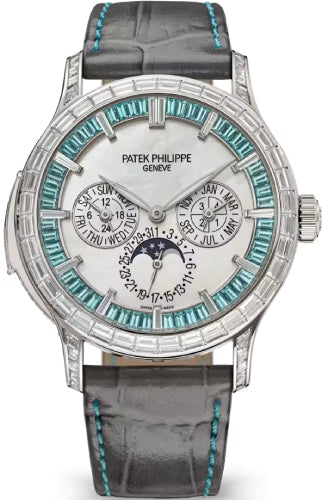 Patek Philippe Grand Complication Minute Repeater Perpetual Calendar Haute Joaillerie Platinum / Paraíba Tourmalin - 5374/400P-001 - 2026