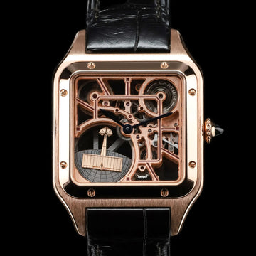 Cartier Santos Dumont Skeleton