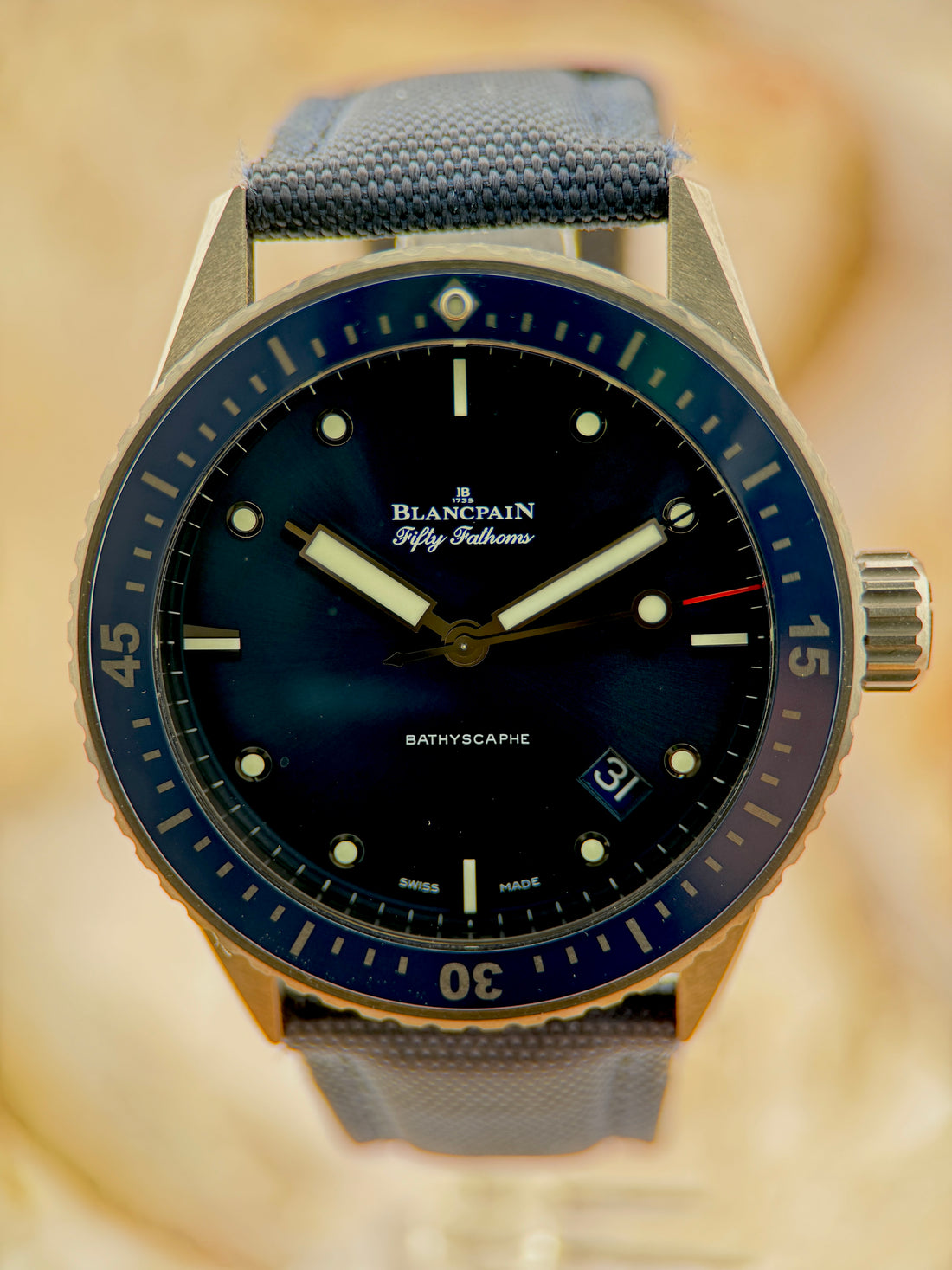 Blancpain Fifty Fathoms Bathyscaphe Watch - 5000-0240-NAOA